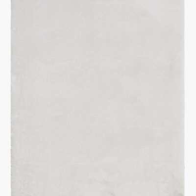 KM Carpets Cozy Gulvtæppe 133x190, White