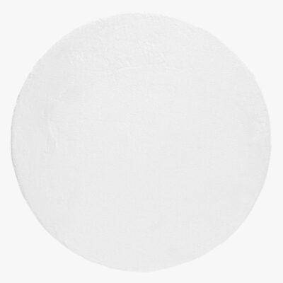 KMCarpets Dream Rund Gulvtæppe 160, Hvid