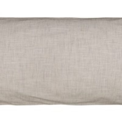 Pudebetræk 50x150 cm - Lys grå - 100% ekstra fin bomuld - Høie