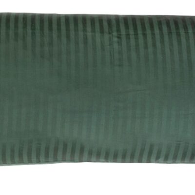 Pudebetræk 50x150 cm - 100% bomuldssatin - Multipude - Klassisk grønne striber