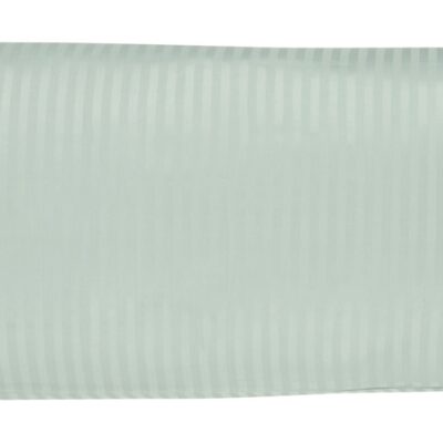 Pudebetræk 50x150 cm - 100% Bomuldssatin - Støvet grønt ensfarvet pudebetræk - Borg Living