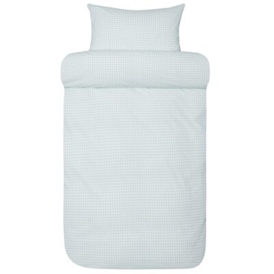 Sengetøj 140x220 cm - 100% bomuld - Høie of Scandinavia - Nils Aqua