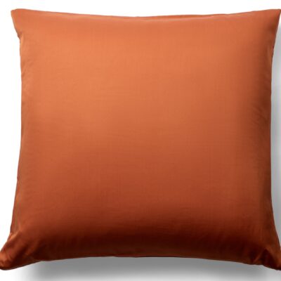 Bambus pudebetræk 60x63 cm - 100% bambus - Orange satinvævet