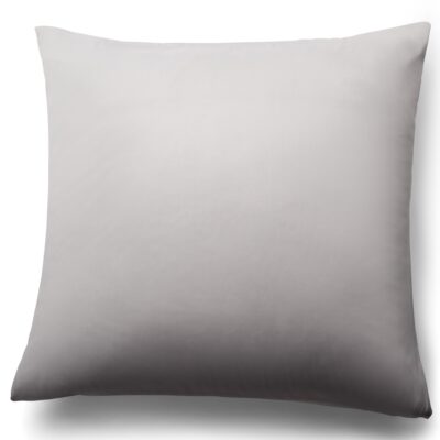 Bambus pudebetræk 60x63 cm - 100% bambus - Lysegråt satinvævet