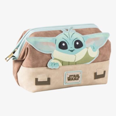 Star Wars The Mandalorian Baby Yoda Toilettaske, Beige