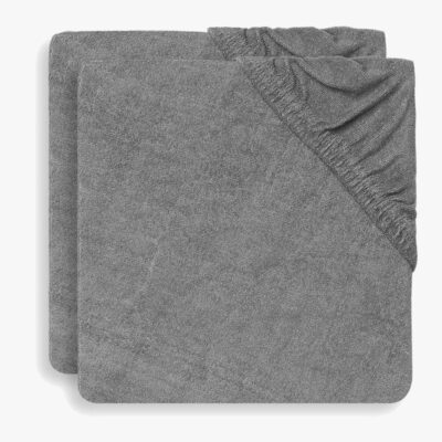 Jollein Betræk til Puslepude 50x70cm 2-pak, Storm Grey