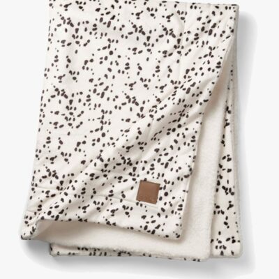 Elodie Pearl Velvet Tæppe 100x75, Dalmatian Dots