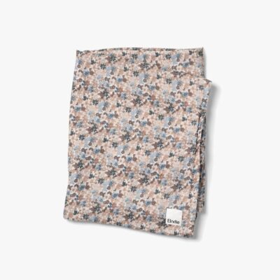 Elodie Soft Cotton Tæppe 120x70, Blue Garden Light