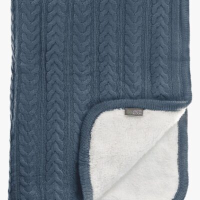 Vinter & Bloom Tæppe Cuddly, Storm Blue