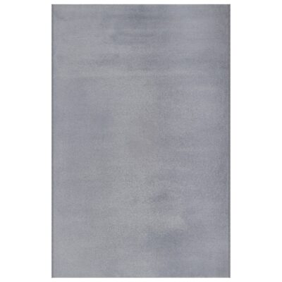 Gulvtæppe - 160x220 cm - Lysegrå - Blødt - Focus - Nordstrand Home