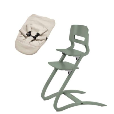 Leander Louieâ„¢ Højstol m. Babyindsats - Sage Green