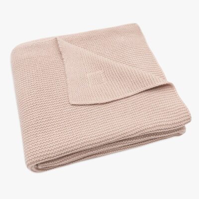 Jollein Tæppe Basic Knit, Wild Rose