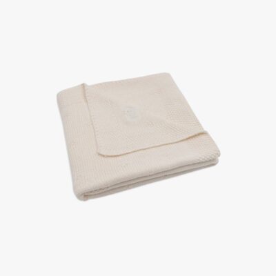 Jollein Strikket Tæppe Cozy, Ivory