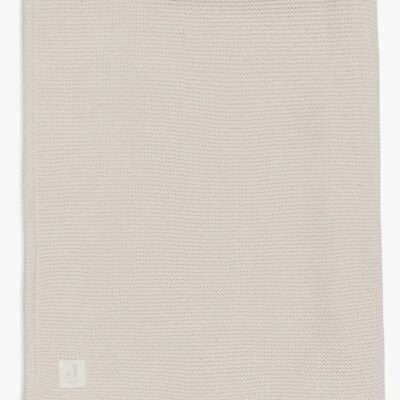 Jollein Tæppe 75x100 cm Basic Knit/Velvet, Oatmeal