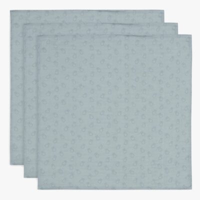 Jollein Tæpper/ Stofbleer i Musselin Miffy 3-pak, Sea Green