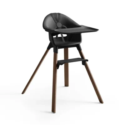 Clikk højstol, warm brown/sort