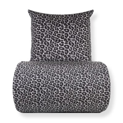 Sengetøj 150x210 cm - 100% Bomuld - Leopard print