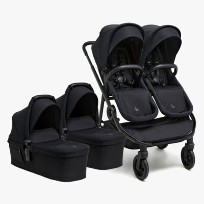 Beemoo Pro Twin 2 Tvillingevogn, Coffee Black