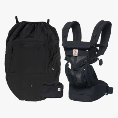 Ergobaby Omni 360 Cool Air Bæresele inkl. Regnslag, Sort