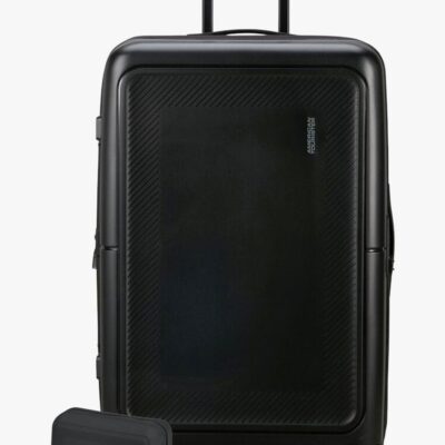 American Tourister Dashpop Kuffert 104-121L & Toilettaske POP, True Black
