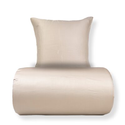 Bambus dobbelt sengetøj 240x220 cm - 100% bambus - Beige