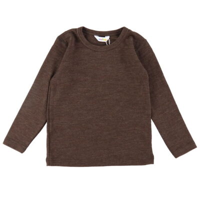 Joha Bluse - Uld - Mørk Brun
