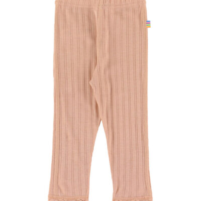 Joha Leggings - Uld/Silke - Fersken
