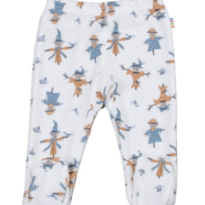 Joha Leggings m. Fødder - Uld/Bambus - Off White