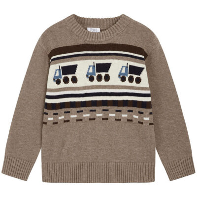 Hust and Claire Bluse - Strik - Pelle - Beaver m. Lanstbiler