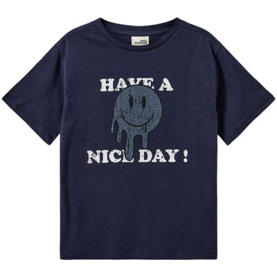 Sofie Schnoor T-shirt - Dark Navy m. Print