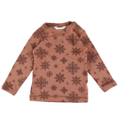 Joha Bluse - Uld - Rust frv.