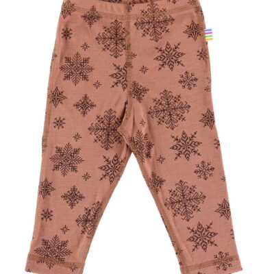 Joha Leggings - Uld - Rust frv.