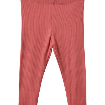 Sofie Schnoor Leggings - Rib - Coral Pink
