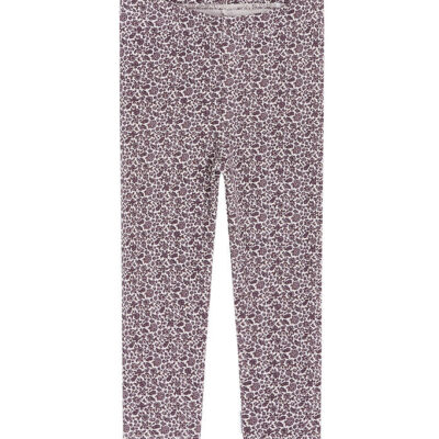 Hust and Claire Leggings - Vaflet - Lamia - Gray Lilac m. Blomst