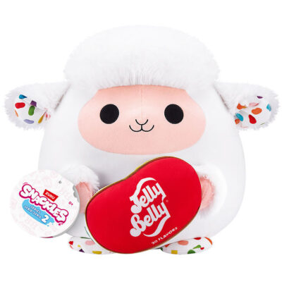 Snackles Bamse - 25 cm - Fåret Babra m. Jelly Belly