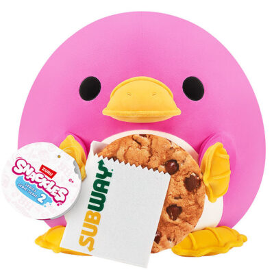 Snackles Bamse - 25 cm - Næbdyret Whitney m. Subway Cookie