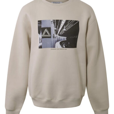 Hound Sweatshirt - Light Sand m. Print
