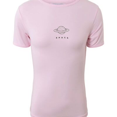 Hound T-shirt - Basic - Light Pink m. Print