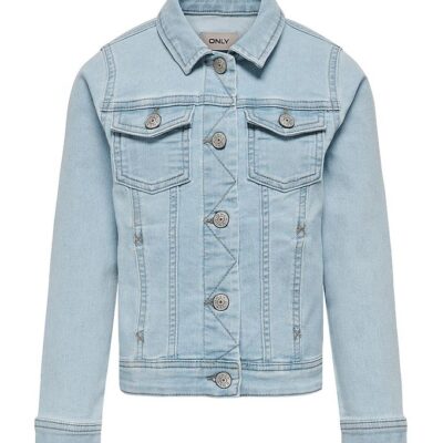 Kids Only Denimjakke - KogSara - Light Blue Denim