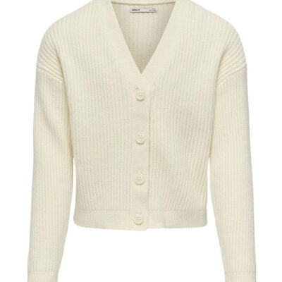 Kids Only Cardigan - Rib - Strik - KogMandy - Birch
