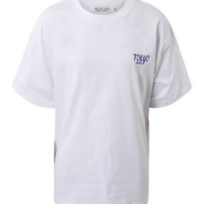 Hound T-shirt - Oversized - Hvid m. Print