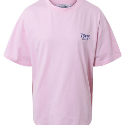 Hound T-shirt - Oversized - Light Pink
