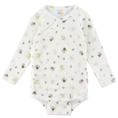 Joha Slå-om Body l/æ - Off White m. Print