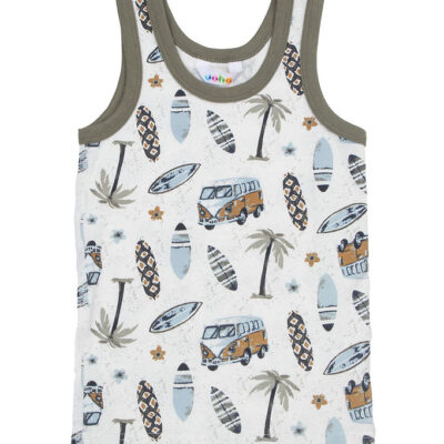 Joha Undertrøje - Off White m. Print