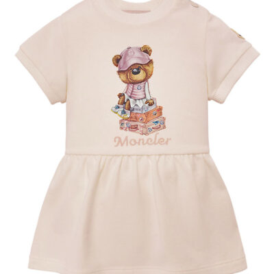 Moncler Sweatkjole - Rosa m. Bamse