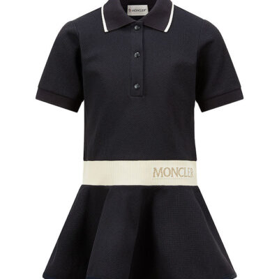Moncler Kjole - Navy m. Hvid