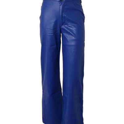 Hound Bukser - Imiteret Skind - Wide - Cobalt Blue