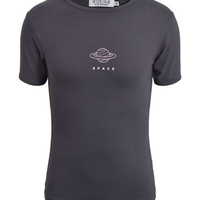 Hound T-shirt - Grå m. Rosa