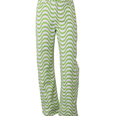 Hound Jeans - Wave Printed Denim - Green