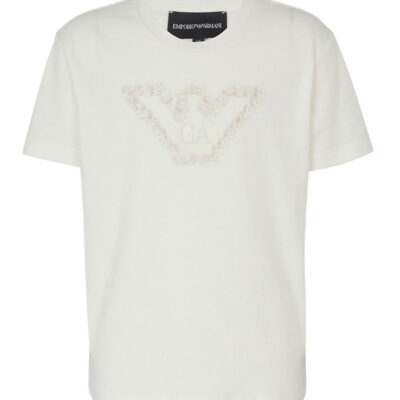 Emporio Armani T-shirt - Off White m. Logo